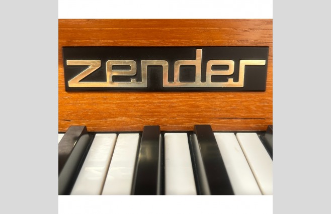 Zender Satin Teak Upright Piano, Used - All Inclusive Premium Package (SN:158260) - Image 7